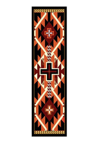 Rustic Cross Rug Runner