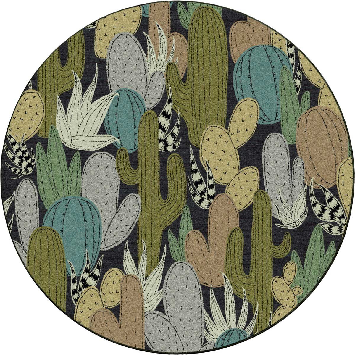 Saguaro - Dusk Cactus Rug