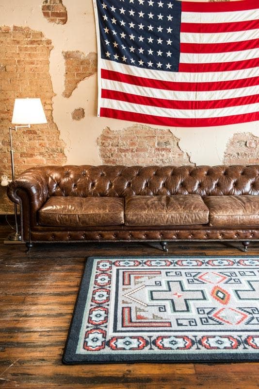 Sawtooth - Raincloud Rug