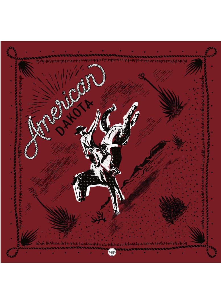 American Dakota Wild Rag - Red Saddle Bronc