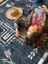 Shoot me Straight - Natural Western Rug