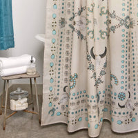 Squash Blossomed Shower Curtain