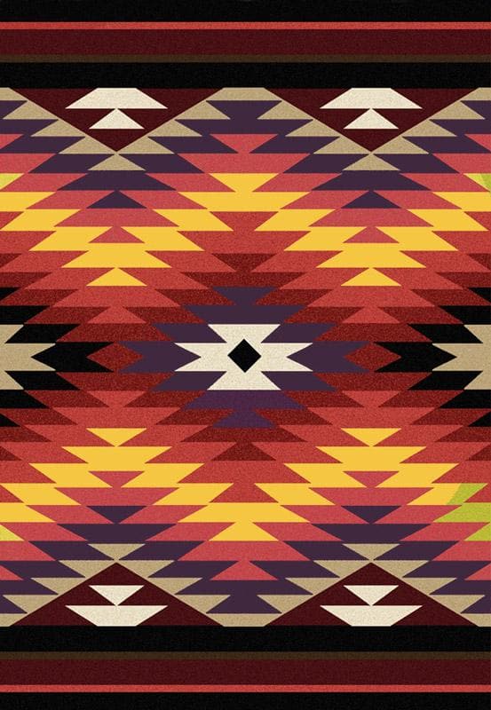 Southwestern Area Rug - Starburst Bright