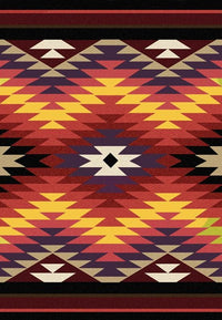 Southwestern Area Rug - Starburst Bright