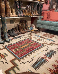 Storm Catcher - Rust Rug