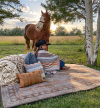 Torn - Old World Tones Persian Rug