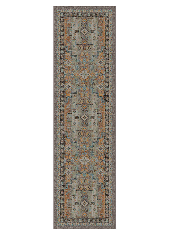 Torn Old World Western Rug