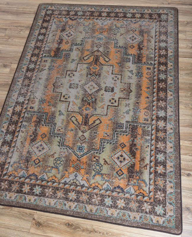 Torn Old World Western Rug