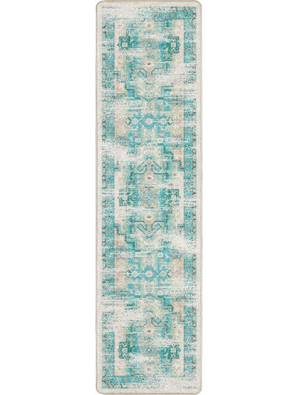 Rustic Turquoise Western Rug