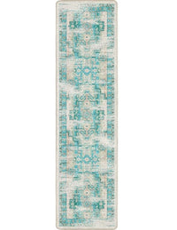 Rustic Turquoise Western Rug