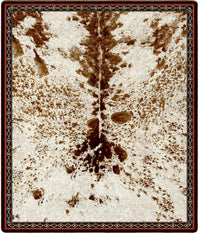 Vaquero Spotted Brindle Cowhide Rug 11x13
