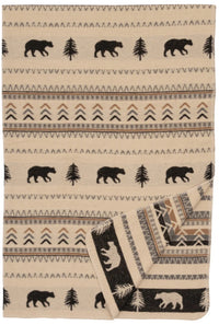 Boulder Cabin Throw Blanket