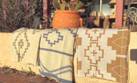Blue Alpine Western Baby Blanket