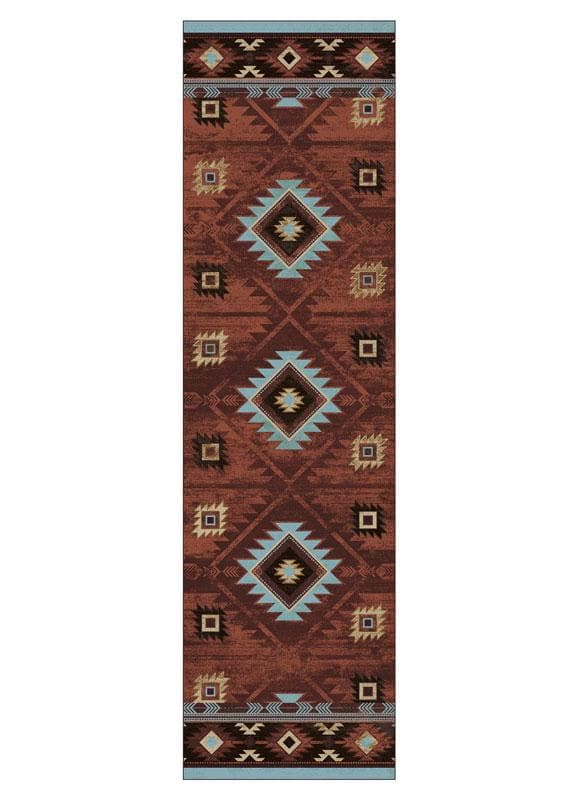 Southwest Rust Area Rug