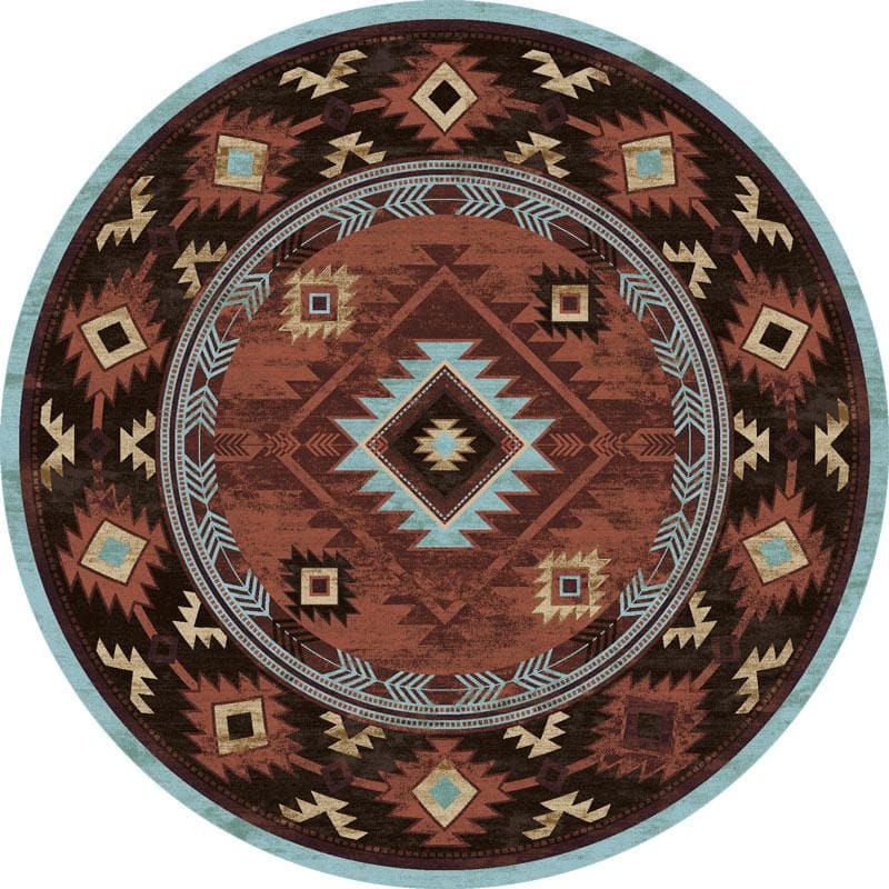 Southwest Rust Area Rug