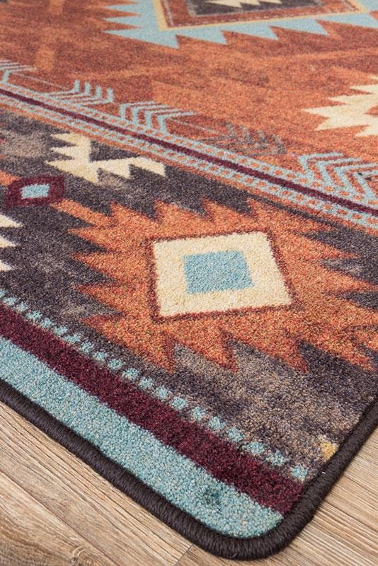 Southwest Rust Area Rug