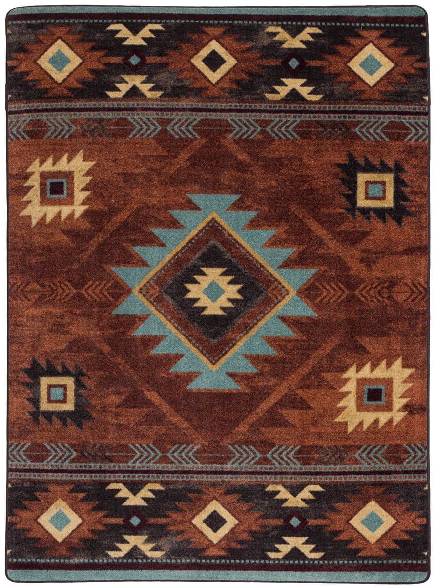 Southwest Rust Area Rug