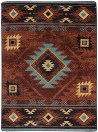 Southwest Rust Area Rug