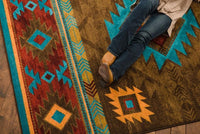 Southwestern Whiskey River Area Rug