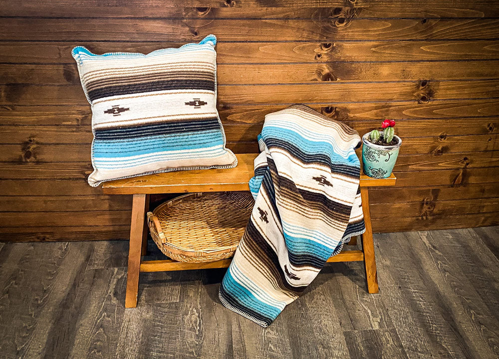 zarape throw blanket