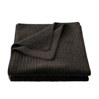 Stonewashed Cotton Velvet Quilt black