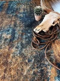 Mystic - Turquoise Splash Area Rug