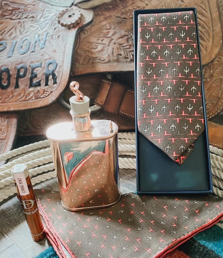 The Gentleman - Longhorn/Saguaro Tie Gift Box