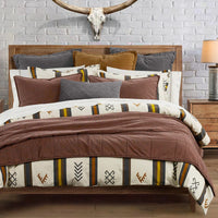 Toluca Canvas Western Bedding Set