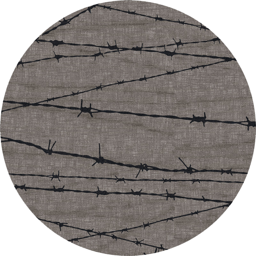Barbed Wire Western Rug