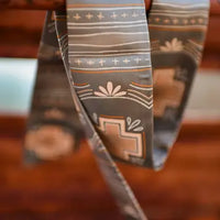 Blue Cross Geometric Western Twilly Scarf