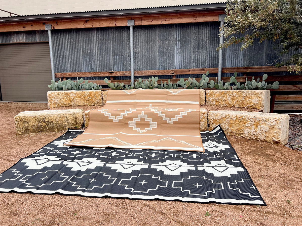 Alpine Ranch Rug - Tan & Ivory Outdoor Rug