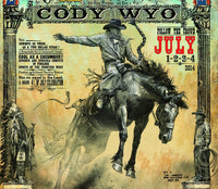 Cody Wyoming Rodeo Poster