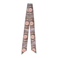 Blue Cross Geometric Western Twilly Scarf