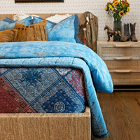 Tasha Polizzi Lee Western Washed Denim Bedding Set