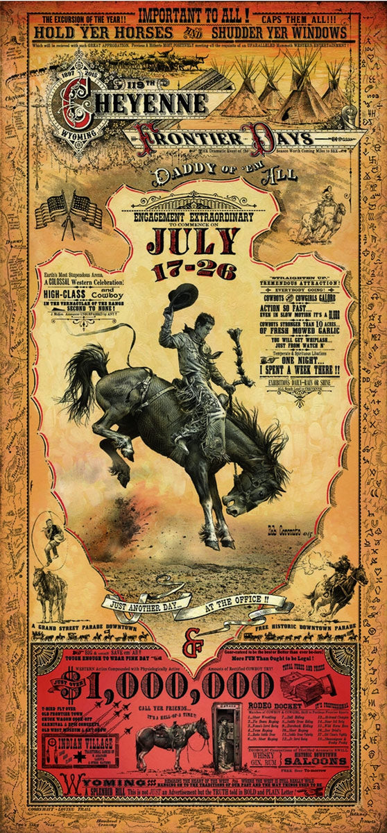 Cheyenne Frontier Days Rodeo Poster