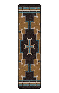 The Crusade - Brown and Turquoise