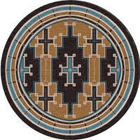 The Crusade - Brown and Turquoise