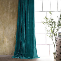 Stella Faux Silk Velvet Curtain