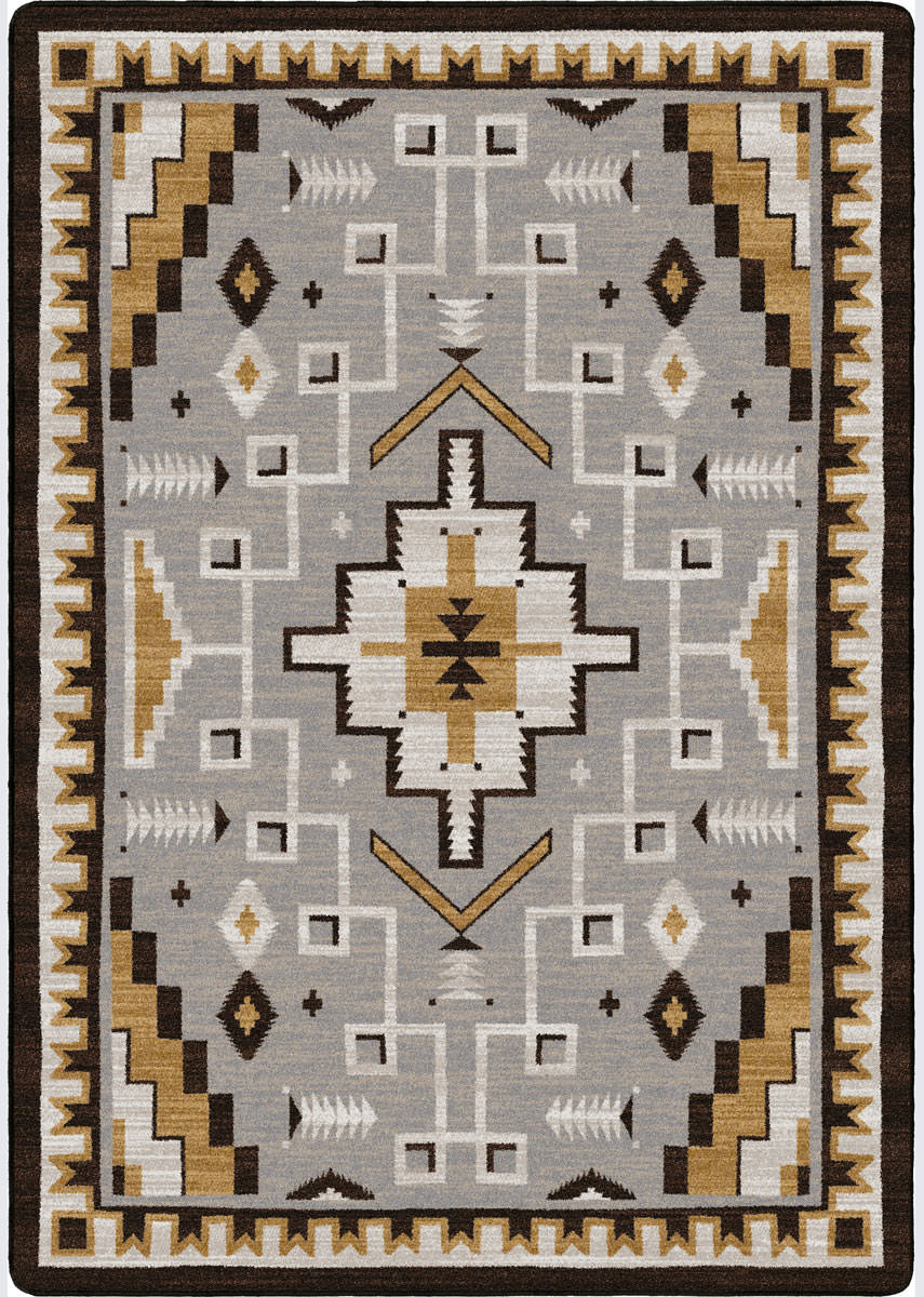 Overshadows - Natural Grays Southwestern Rug