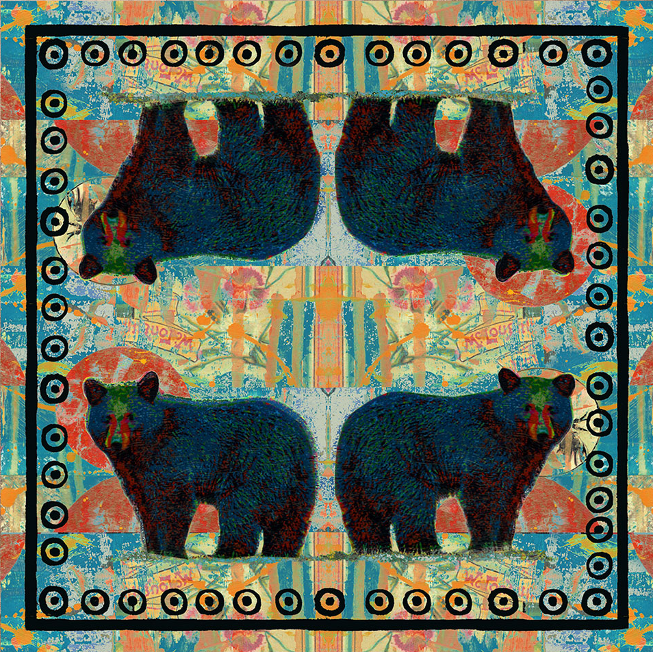 Ruiz Bear Pair - Collage