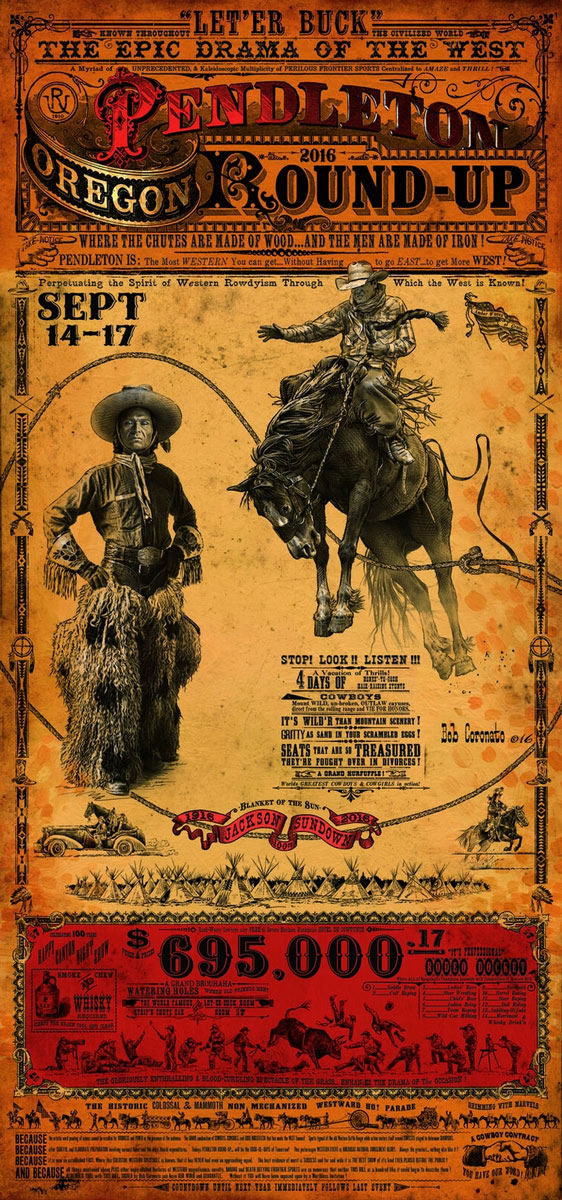 Pendleton Oregon Rodeo Poster