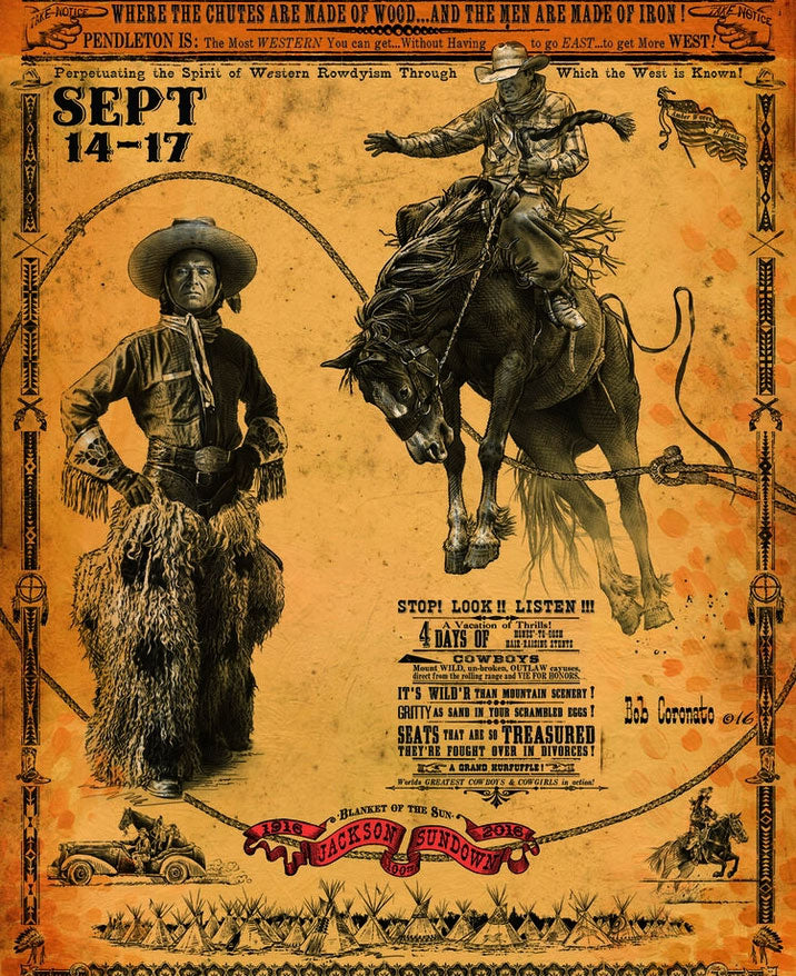 Pendleton Oregon Rodeo Poster