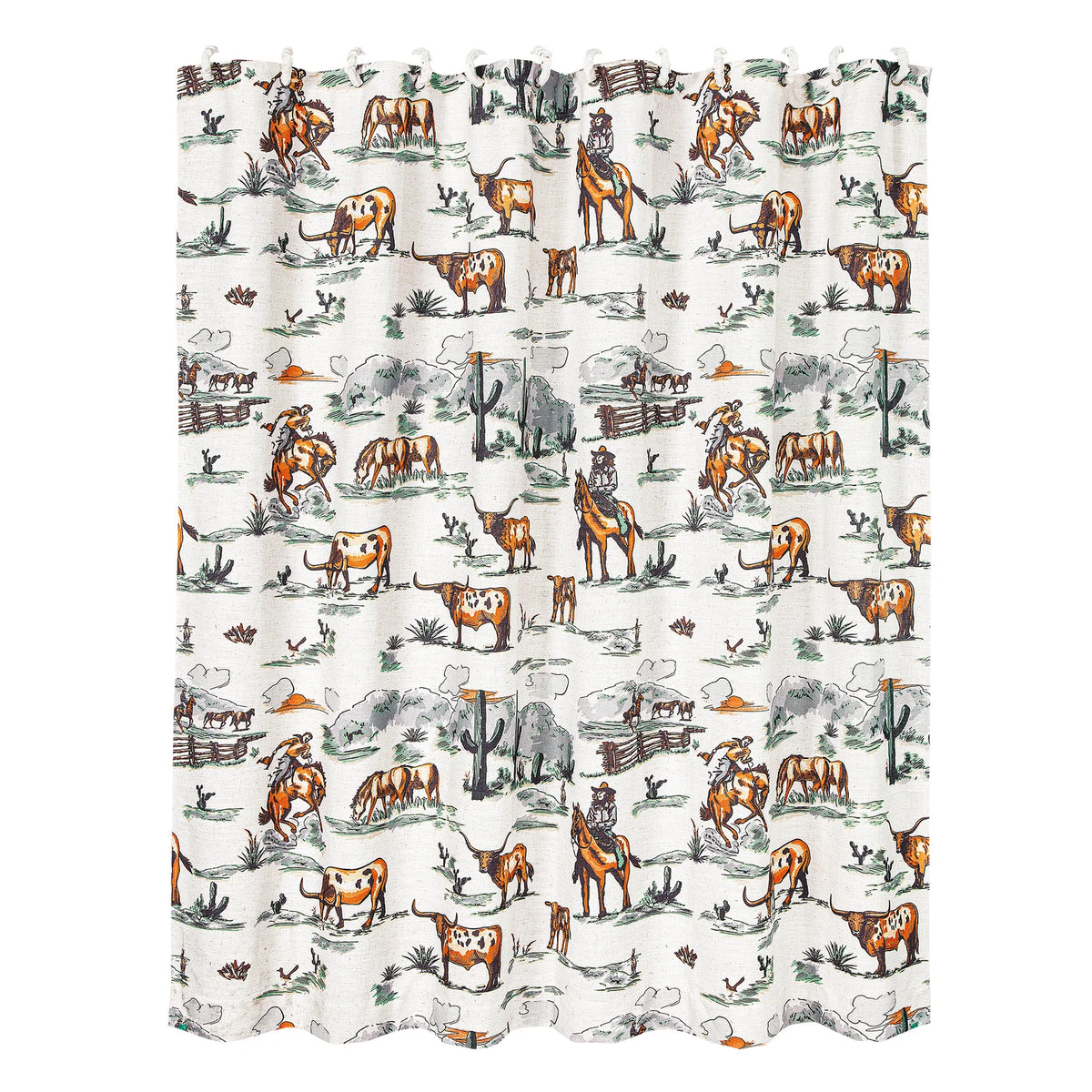 Ranch Life Western Shower Curtain