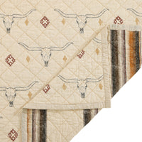 Maverick Longhorns Reversible Quilt Set