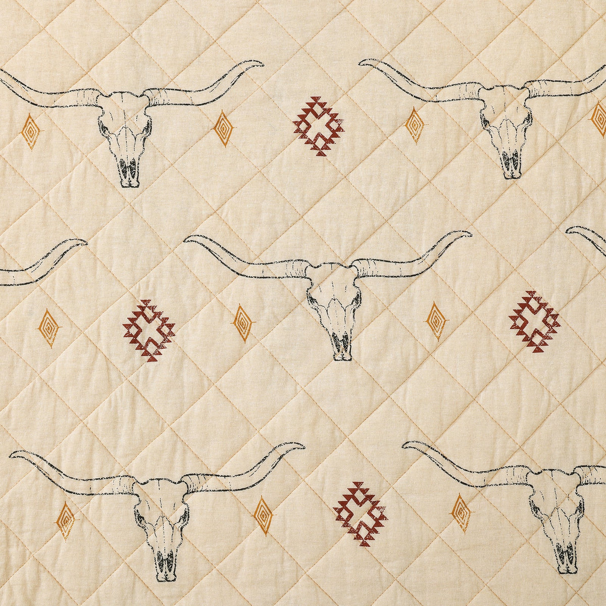 Maverick Longhorns Reversible Quilt Set