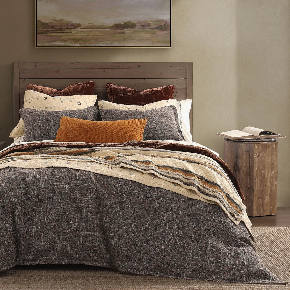 Maverick Longhorns Reversible Quilt Set