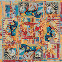 Ruiz Galloping Horses - Teal