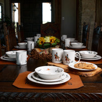 Painted Ranch Life 16pc Ceramic Dinnerware Set