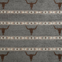 Chisholm Longhorn Chenille Jacquard Bedding Set