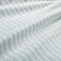 Larkspur 100% Slub Linen Prairie Stripe Duvet Cover Set
